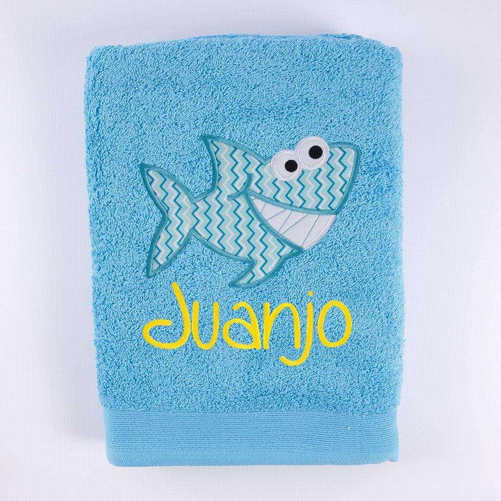 Toallas Personalizadas con Bordado Tiburón Nanetes - Nanetes #